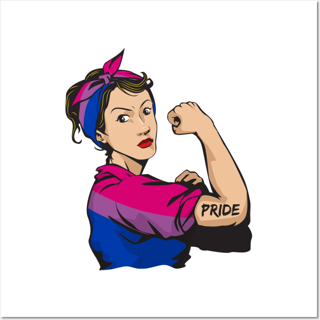 Strong woman BIsexual Pride LGBT Mom Wall Art by Dianeursusla Clothes
